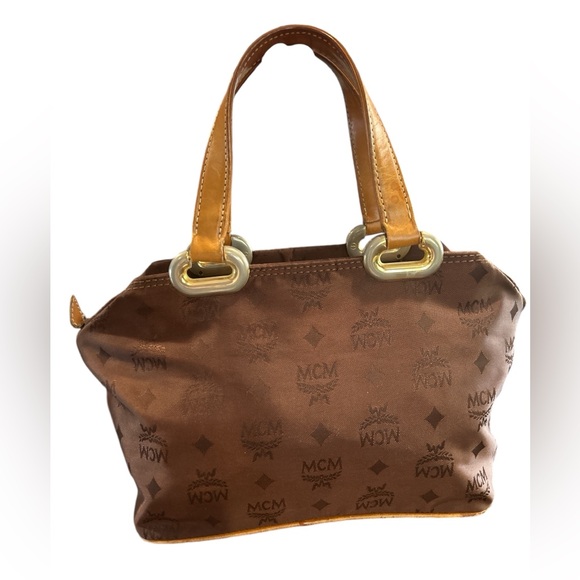 MCM Brown Satchel Bag - Picture 2 of 10
